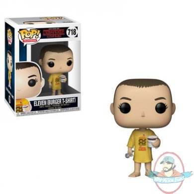 Pop! TV: Stranger Things Eleven in Burger T-Shirt #718 Figure Funko