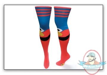 Sesamo Street  Elmo Body Over The Knee Sock 