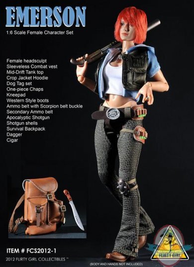 Flirty Girl Collectibles-2012 Emerson 1:6 Scale Female Character Set
