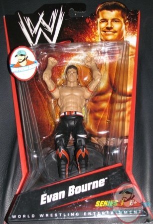 WWE Evan Bourne Mattel Series Basic Series 1 New Figure