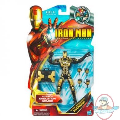 Iron Man Black and Gold Mark V  6-inch Marvel Legends Figures Wave 1