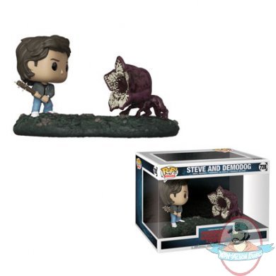 Pop! Movie Moments Stranger Things Steve Vs Demodog 2 Pack Funko