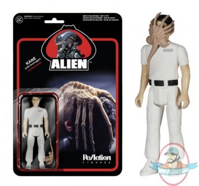 Alien 3.75" ReAction Retro Action Figure Kane With Facehugger