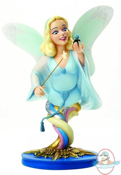 Grand Jester Disney Blue Fairy & Jiminy Cricket Mini Bust by Enesco