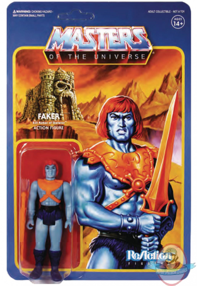 Motu 3.75" ReAction Series 4 Faker Figure Super 7