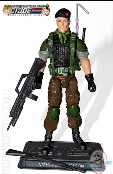 G.I Joe 3 3/4 Subscription Night Force Commander: Lt. Falcon by Hasbro