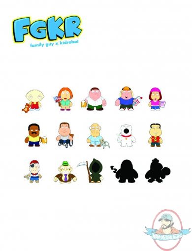 Family Guy Mini Figure 16Pc Bmb DS Series 01