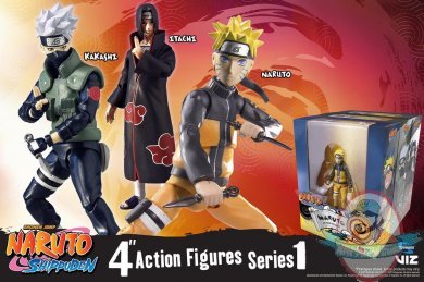 Naruto Poseable Action Figure Wave 1 Set of 3 Toynami