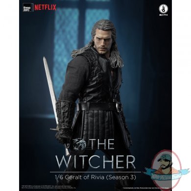 1/6 Scale The Witcher Season 3 Geralt of Rivia Figure ThreeZero 912977