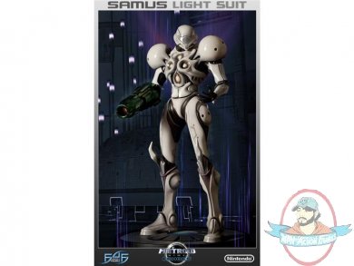 1/4 Scale Metroid Prime Samus Light Suit Statue by First 4 Figures