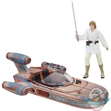 Star Wars:Black Series X-34 Landspeeder & Luke Skywalker 6" Deluxe Set