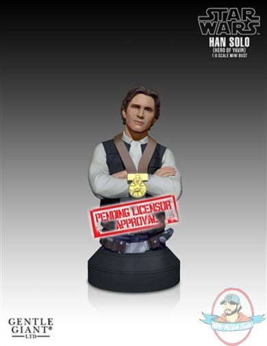 1/6 Scale Star Wars Han Solo Hero of Yavin Mini Bust by Gentle Giant