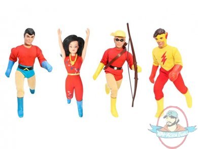 DC Retro 8" Figure Series 1 Teen Titans Set of 4 Figures Toy Company