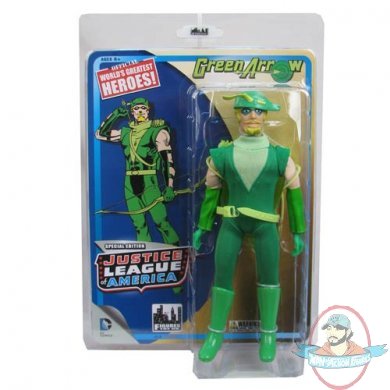 Justice League 8-Inch Retro Series 1 Green Arrow Figures Toy Company