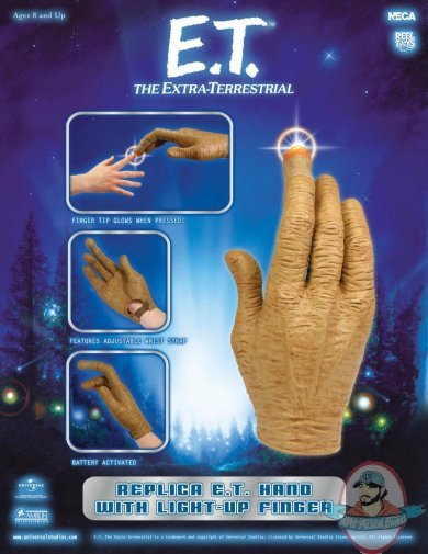  E.T. the Extra-Terrestrial Hand with Lighted Led by Neca