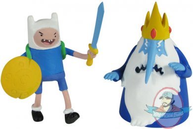 Adventure Time 2 inch Action Figures Finn and Ice King by Jazwares
