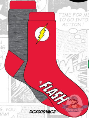 DC Mens Crew 2 Pack Flash Socks 