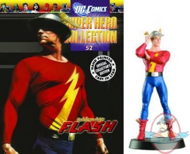 DC Superhero Figurine# 52 Golden Age Flash by Eaglemoss DC Superhero Figurine# 52 Golden Age Flash by Eaglemoss