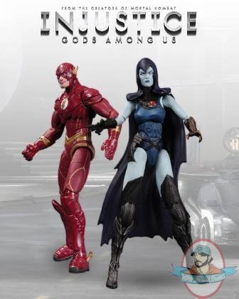 DC Injustice Flash & Raven 3 3/4-Inch Action Figures 2 Pack