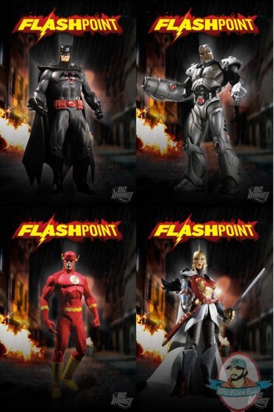 Flashpoint Series 1 Set of 4 Action Figures by DC Direct