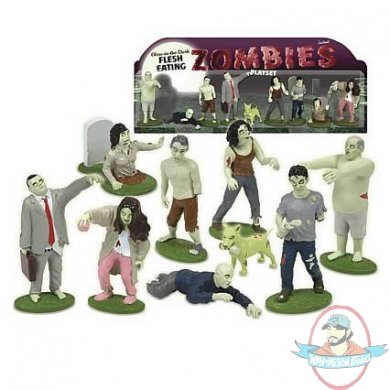 Flesh Eating Zombies Figure Set by Accoutrements