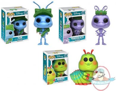 Pop! Disney A Bug's Life Set of 3 Vinyl Figures by Funko