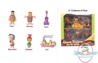 Hanna-Barbera The Flintstones 2" Collector 6 Pack by Jazwares