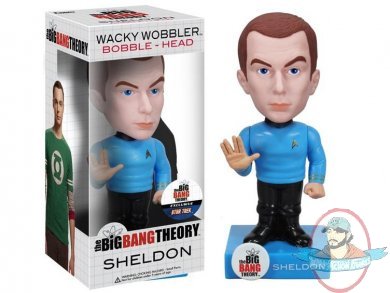 Star Trek Big Bang Theory Wacky Wobbler Sheldon by Funko