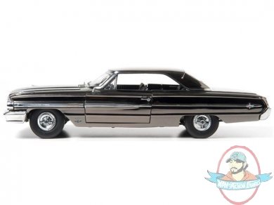 Men in Black III 1:18 1964 Ford Galaxie 500 Black Chrome by Greenlight