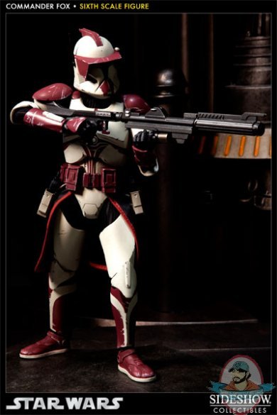 Star Wars Clone Commander Fox Militaries 12 inch Figure by Sideshow 