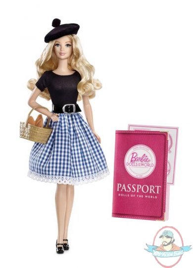 Barbie Dolls of The World France Barbie Doll by Mattel 