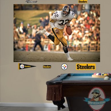  Fathead  Franco Harris In Your Face Mural Pittsburgh Steelers  NFL