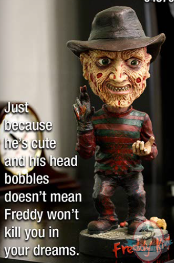 Nightmare on Elm Street Head Knocker Freddy by Neca