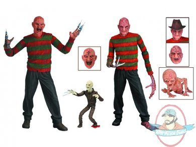 A Nightmare on Elm Street 7" Fig Series 3 Freddy Krueger Set of 2 NECA