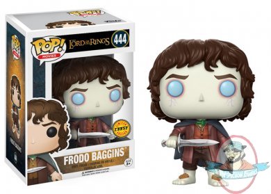 Pop! Movies Lord of The Rings Frodo Baggins Chase #444 Figure by Funko