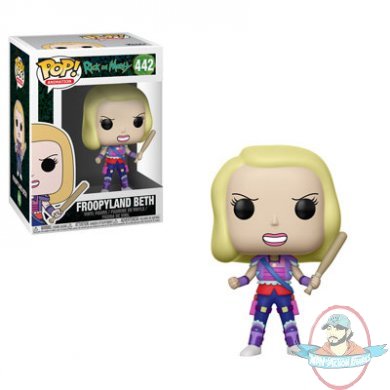 Pop Animation! Rick and Morty Froopyland Beth #442 Vinyl Figure Funko