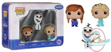 Frozen Pocket Pop! Tins Ana Elsa Olaf by Funko