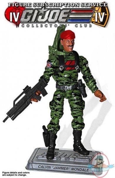 G.I.Joe Collectors Club Subscription Calvin "Jammer" Mondale by Hasbro