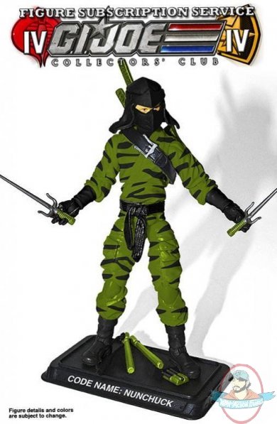 G.I.Joe Collectors Club Subscription Ninja Commando Nunchuk by Hasbro