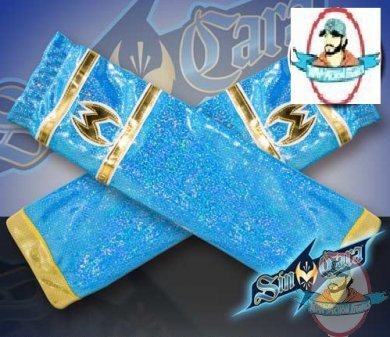 WWE Blue Sin Cara Armbands by Figures Toy Company