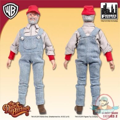 The Dukes of Hazzard 8" Retro Figure Uncle Jesse Series 2 Toy Company