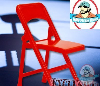Red Folding Chair for Figures by Figures Toy Company