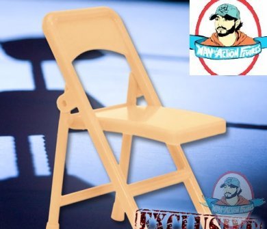 Tan Folding Chair for Figures by Figures Toy Company