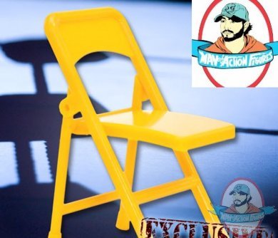 Yellow Folding Chair for Figures by Figures Toy Company