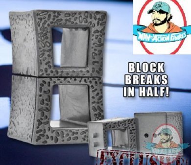 Plastic Breakable Concrete Blocks for Wrestling Action Figures