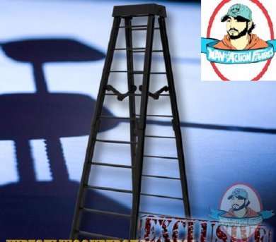 WWE Large 10 Inch Breakaway Black Ladder for Wrestling figures