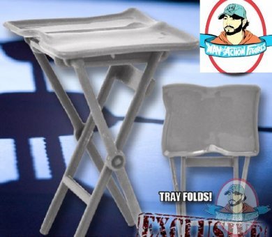 Silver TV Tray for Wrestling figures by Figures Toy Company