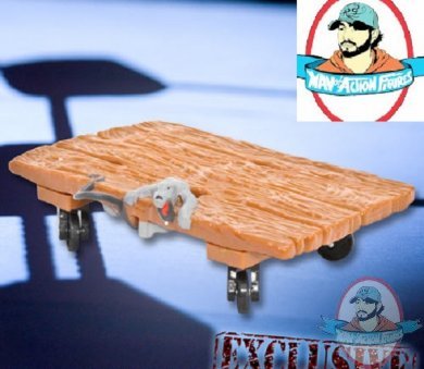 Plastic Rolling Board With Rat for Wrestling Action Figures