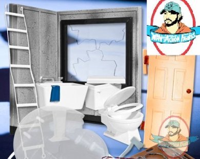Hardcore Bathroom Deal for Wrestling Figures by Figures Toy Company