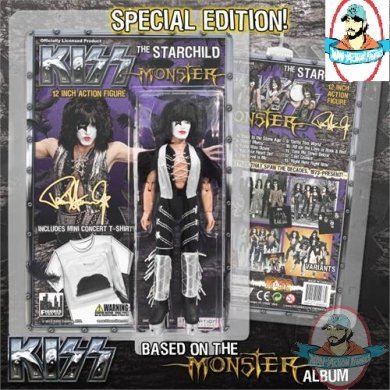 KISS 12" Figures Series 4 The Starchild Feather Outfit Variant 